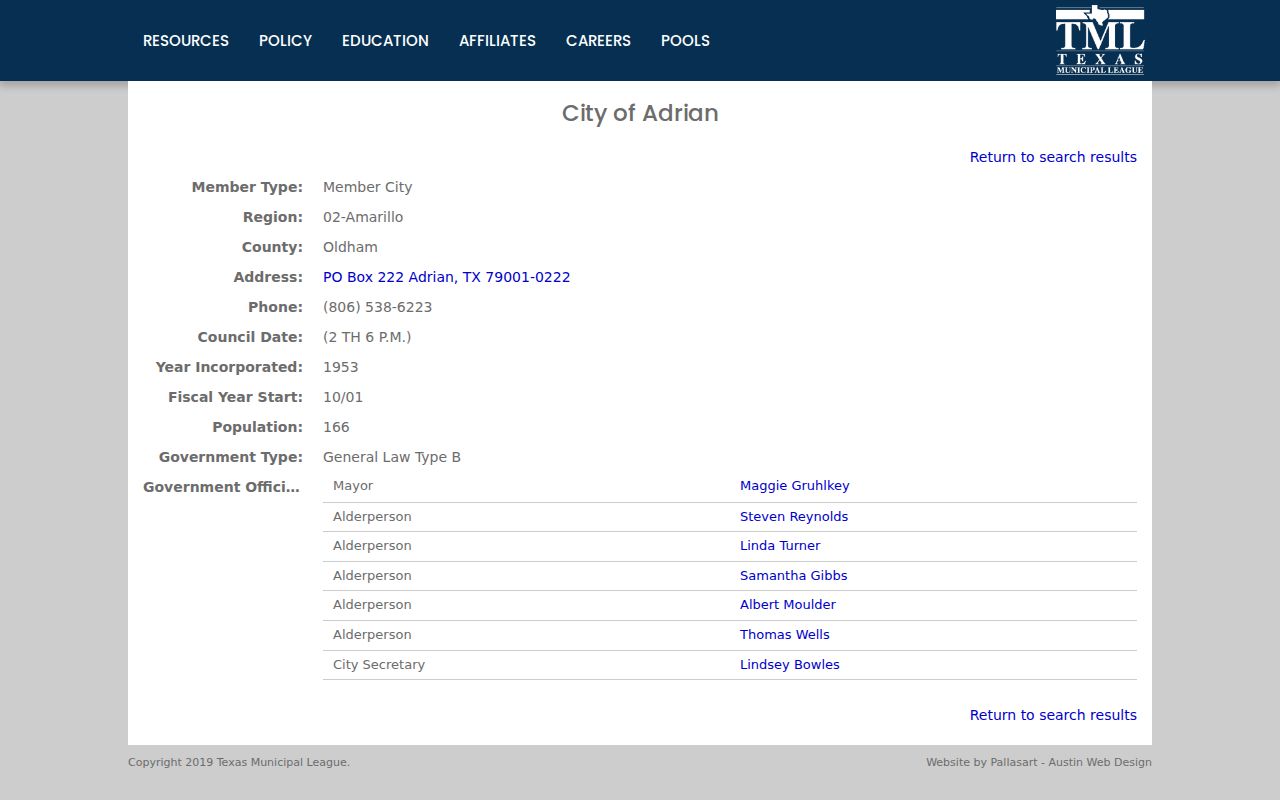 Adrian city contact reference for Adrian warrant records routing